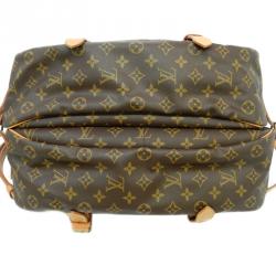 Pre Owned Louis Vuitton Monogram Canvas Saumur 43 Bag