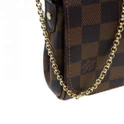 Pre Owned Louis Vuitton Damier Ebene Canvas Favorite PM Bag