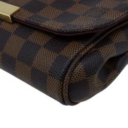 Pre Owned Louis Vuitton Damier Ebene Canvas Favorite PM Bag