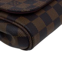 Pre Owned Louis Vuitton Damier Ebene Canvas Favorite PM Bag