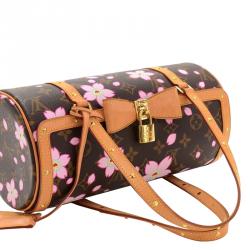 مملوكة مسبقًا Louis Vuitton Monogram Canvas Cherry Blossom Papillon Bowling Bag