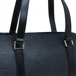 Pre Owned حقيبة لوي فيتون سوفلوت جلد أيبي أسود