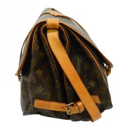 Pre Owned حقيبة لوي فيتون ساومور كانفاس مونوغرامي 35