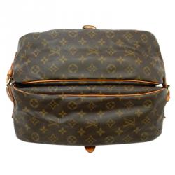 Pre Owned حقيبة لوي فيتون ساومور كانفاس مونوغرامي 35