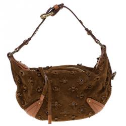 Louis Vuitton Cacao Suede Limited Edition Onatah Fleurs PM Bag