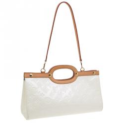 مملوكة مسبقًا Louis Vuitton Perle Monogram Vernis Roxbury Drive Bag