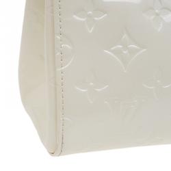 مملوكة مسبقًا Louis Vuitton Perle Monogram Vernis Roxbury Drive Bag