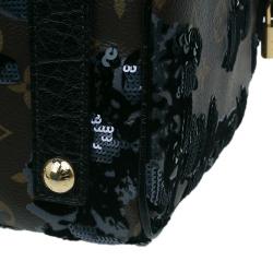 Pre Owned Louis Vuitton Monogram Canvas Limited Edition Fleur De Jais Speedy 30 Bag