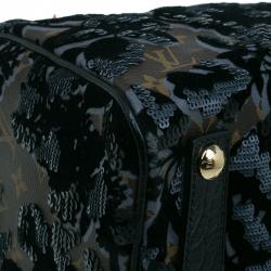 Pre Owned Louis Vuitton Monogram Canvas Limited Edition Fleur De Jais Speedy 30 Bag