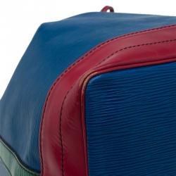 Pre Owned Louis Vuitton Tri Color Epi Leather Noe Bag
