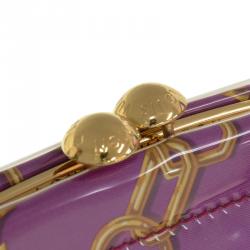 Pre Owned Louis Vuitton Fuschia Monogram Charms Limited Edition Cabas Bag