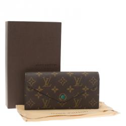 Pre Owned Louis Vuitton Monogram Canvas Josephine Continental Wallet