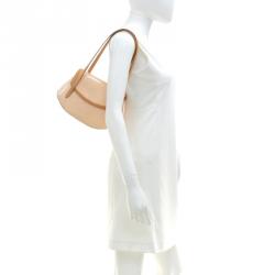 Authenticated used Louis Vuitton Louis Vuitton Vernis Biscayne Bay GM Shoulder Bag Marshmallow Pink M91284, Adult Unisex, Size: (HxWxD): 24cm x 34cm x