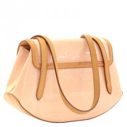 Pre Owned Louis Vuitton Marshmallow Monogram Vernis Biscayne Bay Bag