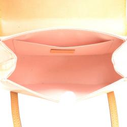 Pre Owned Louis Vuitton Marshmallow Monogram Vernis Biscayne Bay Bag