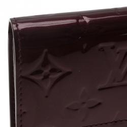Louis Vuitton Amarante Monogram Vernis Sarah Continental Wallet