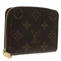 مملوكة مسبقًا محفظة نقود لوي فيتون كانفاس مونوغرامي بسحاب