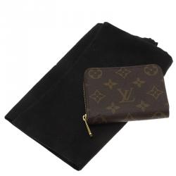 مملوكة مسبقًا محفظة نقود لوي فيتون كانفاس مونوغرامي بسحاب
