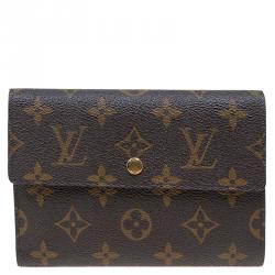 Louis Vuitton Brown Monogram Porte Trifold Wallet