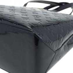 مملوكة مسبقًا Louis Vuitton Black Magnetique Monogram Vernis Wilshire MM Bag