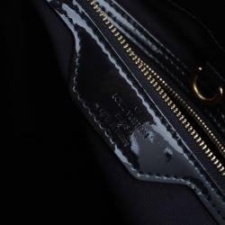 مملوكة مسبقًا Louis Vuitton Black Magnetique Monogram Vernis Wilshire MM Bag