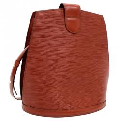 Pre Owned Louis Vuitton Kenyan Fawn Epi Leather Cluny Bag