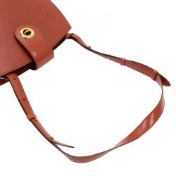 Pre Owned Louis Vuitton Kenyan Fawn Epi Leather Cluny Bag