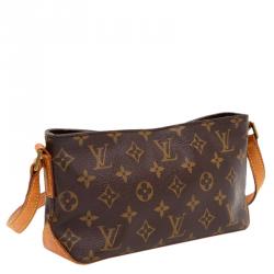 Pre Owned Louis Vuitton Monogram Canvas Trotteur Bag