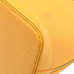 Pre Owned Louis Vuitton Tassil Yellow Epi Leather Alma PM