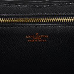 Pre Owned Louis Vuitton Black Epi Leather Art Deco Clutch MM