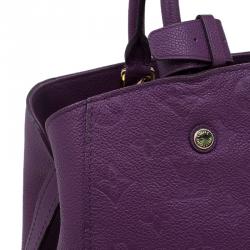 Pre Owned Louis Vuitton  Amethyste Monogram Empreinte Montaigne MM Bag
