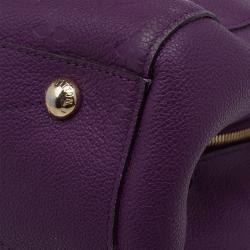 Pre Owned Louis Vuitton  Amethyste Monogram Empreinte Montaigne MM Bag