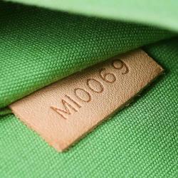 Pre Owned حقيبة لوي فيتون ألما أزهار ستيفن سبراوز إصدار محدود فيرنيه مونوغرامي خضراء GM