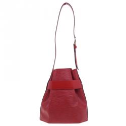 مملوكة مسبقًا Louis Vuitton Red Epi Leather Satchel