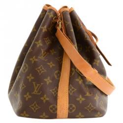 Pre Owned Louis Vuitton Monogram Canvas Petit Noe Bag