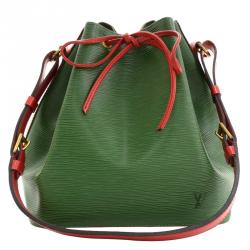 مملوكة مسبقًا حقيبة لوي فيتون بيتي نوى جلد أيبي ثنائية اللون