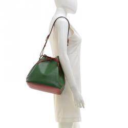 مملوكة مسبقًا حقيبة لوي فيتون بيتي نوى جلد أيبي ثنائية اللون