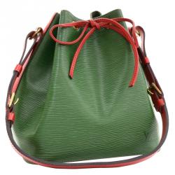 مملوكة مسبقًا حقيبة لوي فيتون بيتي نوى جلد أيبي ثنائية اللون