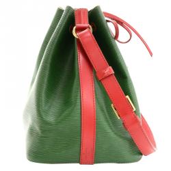 مملوكة مسبقًا حقيبة لوي فيتون بيتي نوى جلد أيبي ثنائية اللون