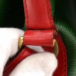 مملوكة مسبقًا حقيبة لوي فيتون بيتي نوى جلد أيبي ثنائية اللون