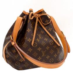 Pre Owned Louis Vuitton Monogram Canvas Petit Noe Bag