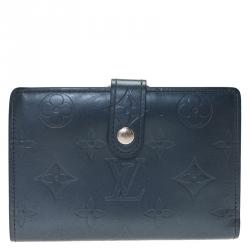 Louis Vuitton Metallic Blue Monogram Vernis French Purse