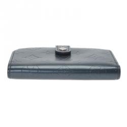 Louis Vuitton Metallic Blue Monogram Vernis French Purse