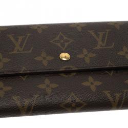 Pre Owned محفظة لوي فيتون كونتيننتال كانفاس مونوغرامي بقلاب