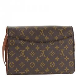 Pre Owned Louis Vuitton Monogram Canvas Vintage Pochette Bordeaux Bag