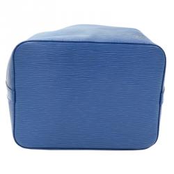 Pre Owned Louis Vuitton Toledo Blue Epi Leather Petit Noe Bag
