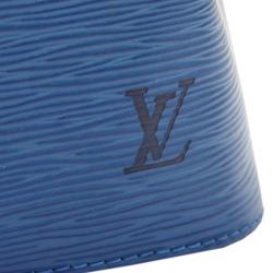 Pre Owned Louis Vuitton Toledo Blue Epi Leather Petit Noe Bag