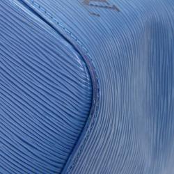 Pre Owned Louis Vuitton Toledo Blue Epi Leather Petit Noe Bag