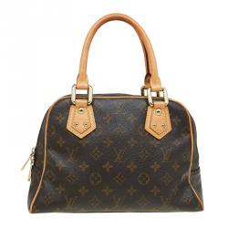 Pre Owned Louis Vuitton Monogram Canvas Manhattan PM Bag