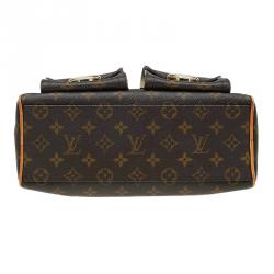 Pre Owned Louis Vuitton Monogram Canvas Manhattan PM Bag